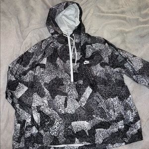 Nike Quarter Zip Rain Coat